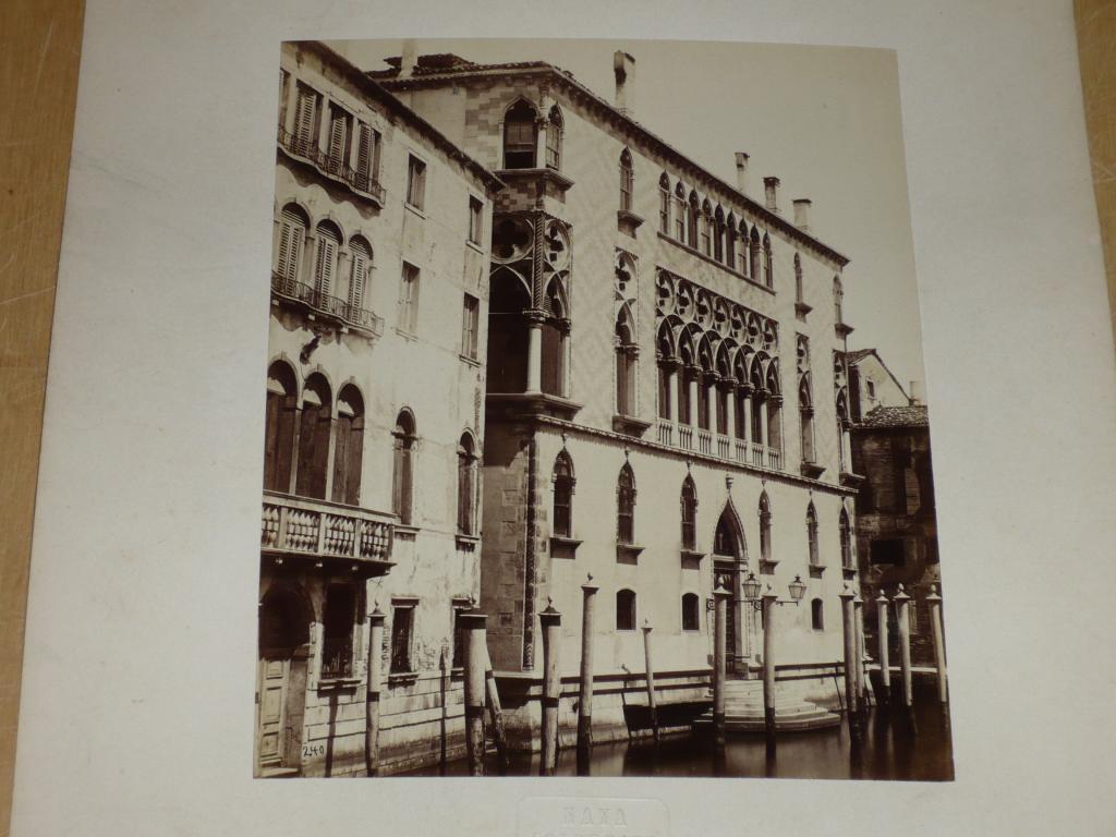 Naya / Venice Venezia 1870 Palazzo Giovanelli Vintage Albumen Print Photo