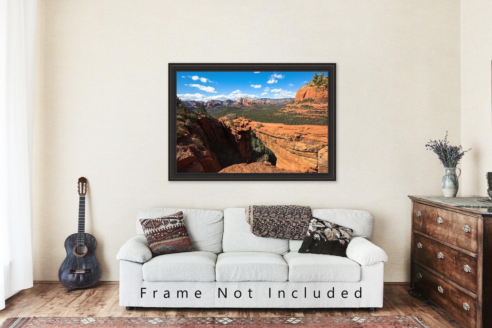 Devils Bridge Photography Print: Sedona Arizona Desert Southwest Landscape Photo