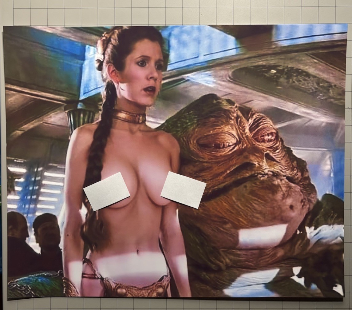 Princess Leia Slave Leia Return Of The Jedi Star Wars Custom 8X10 Photo + Bonus