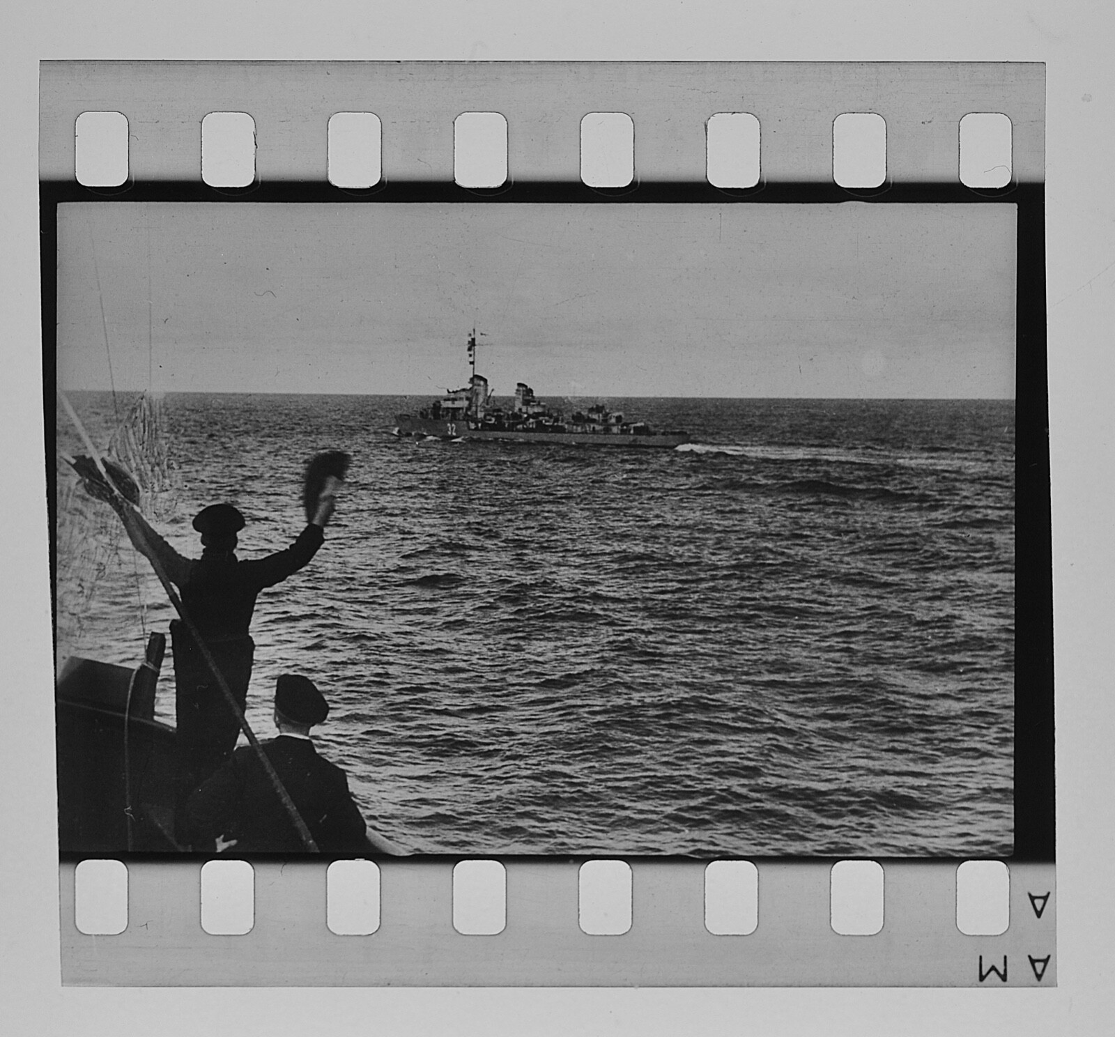 Old Slide Celluloid Film 4×3.5 cm – Warships Soldiers of the Kriegsmarine and much more.