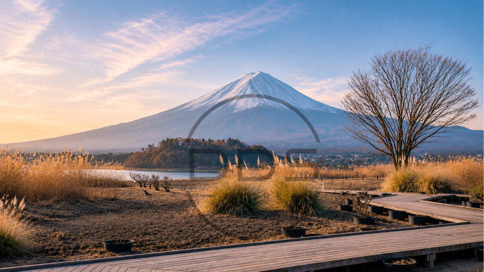 Mount Fuji Landscape Digital Wallpaper | 4K Ultra HD | Minimalist Nature Desktop