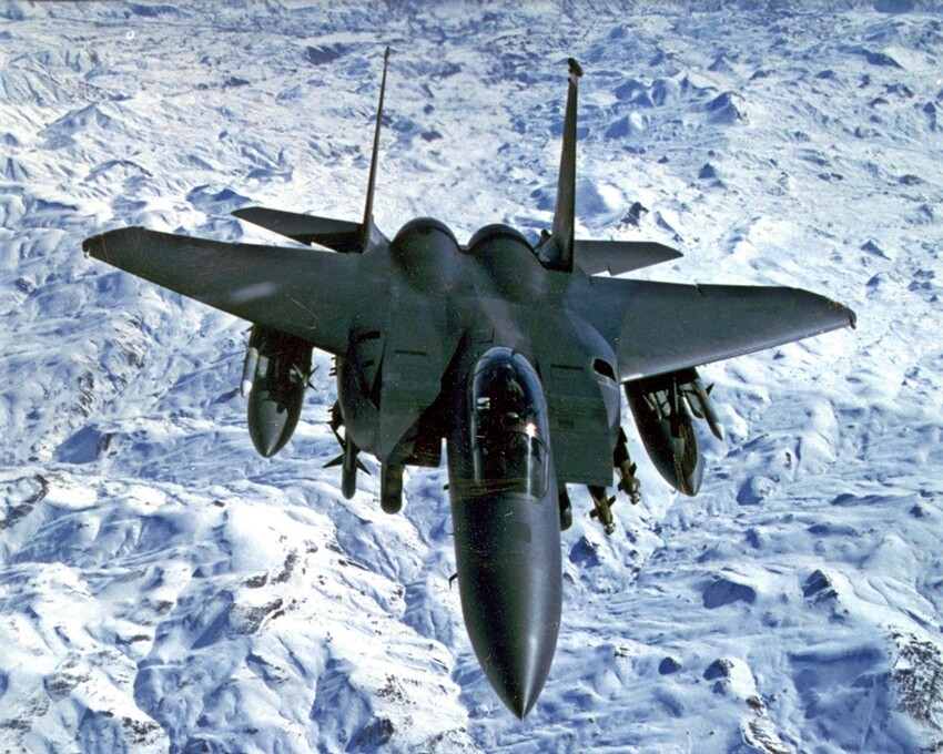 New Military Photo: F-15E Strike Eagle Fighter Jet Aircraft over Iraq – 6 Sizes!