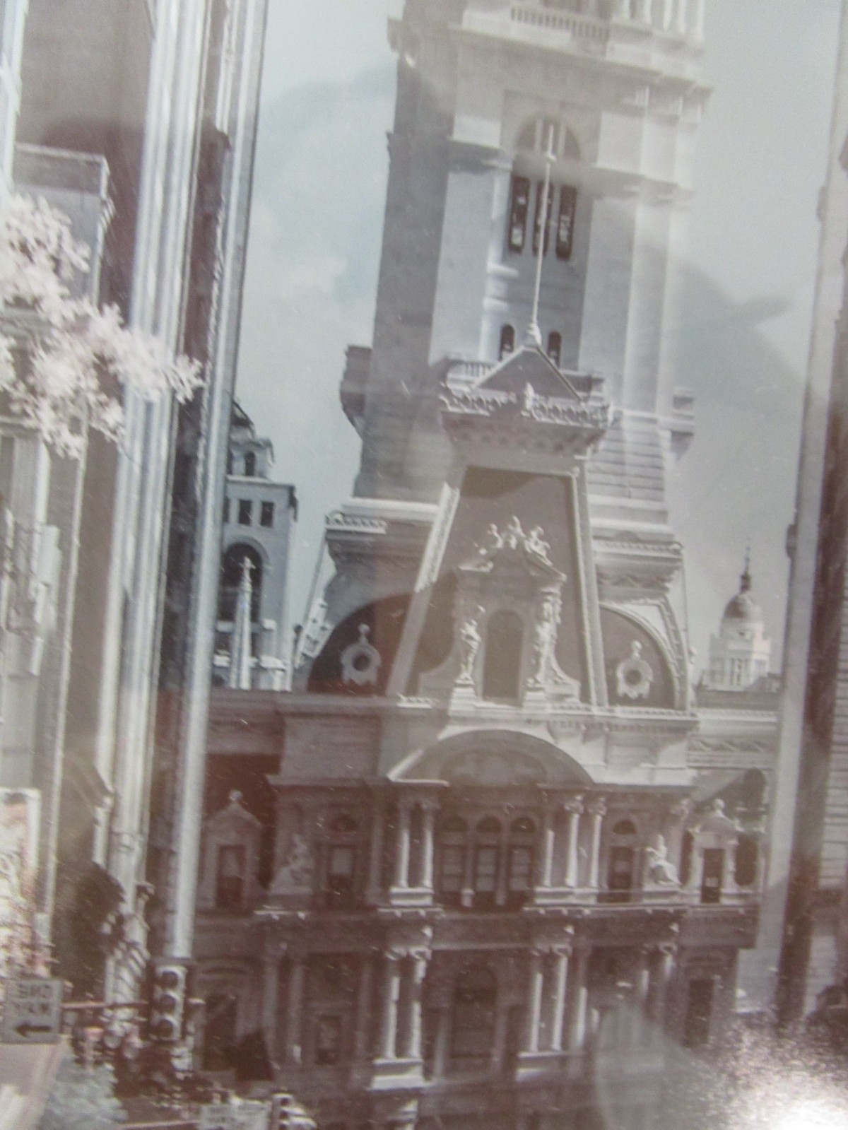 Phillyscapes Print by Russ Brown, City Hall, Philadelphia Pa 12X17 Framed