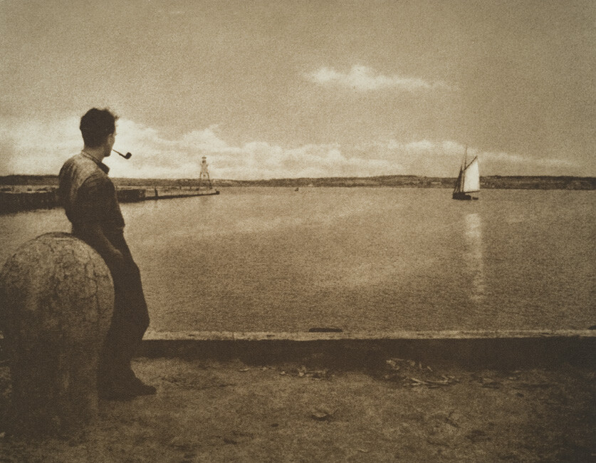 Adolf Fassbender Vintage Gravure – Departure
