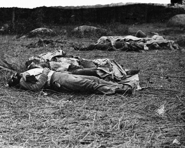 New Civil War Photo: Casualties at Center of Gettysburg Battlefield – 6 Sizes!