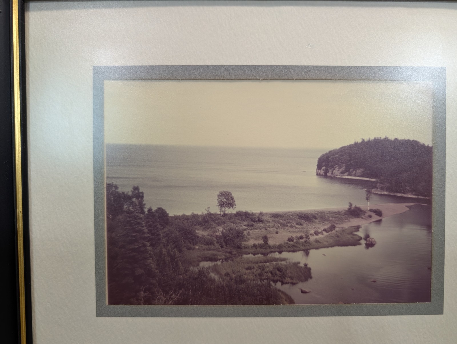 Vintage Diane Hartman North Shore Lake Superior Framed Photography Prints Set 2