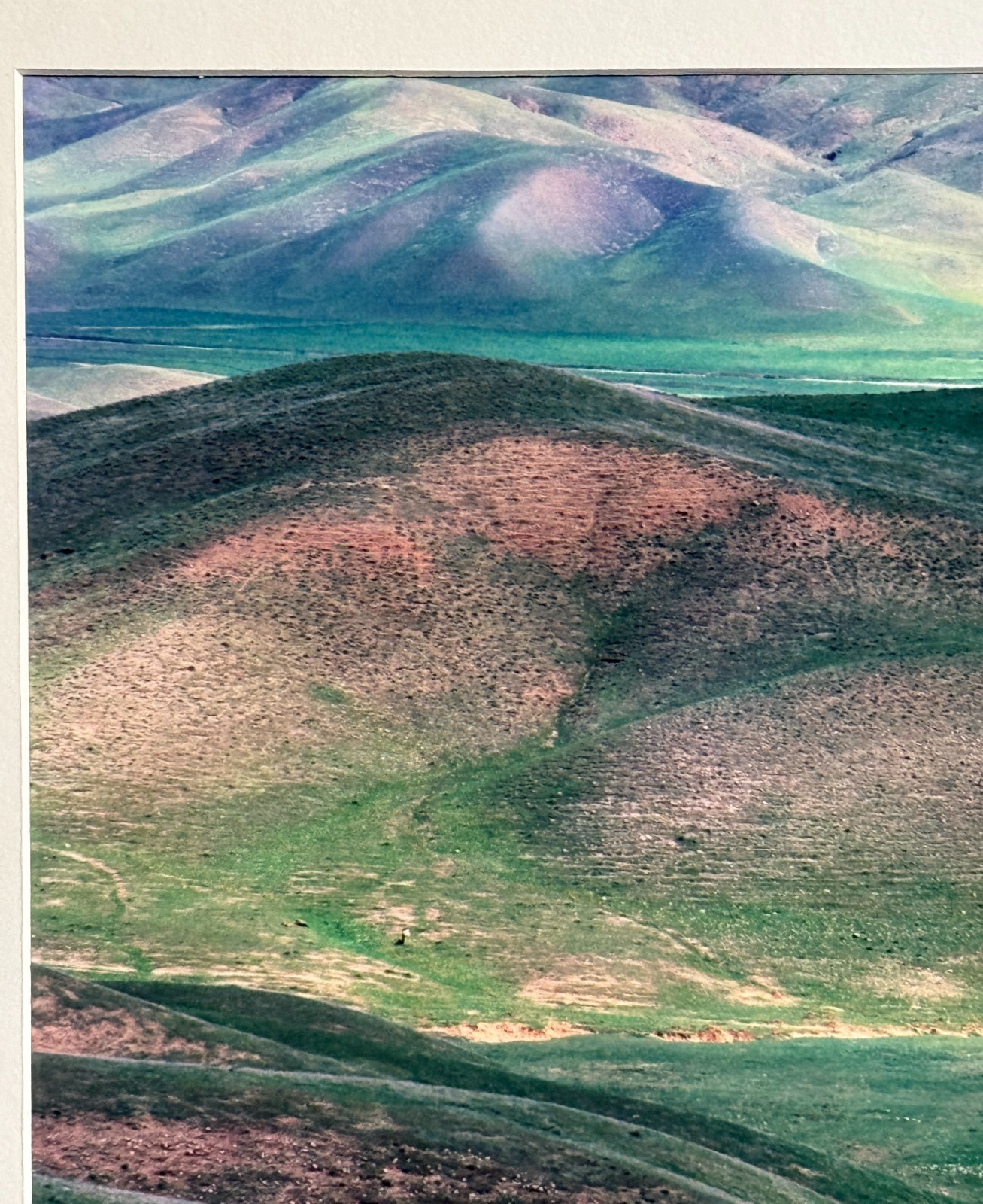 Rare Signed Artist’s Proof Dye Transfer Print by Luke Powell – Turkmen Yourts