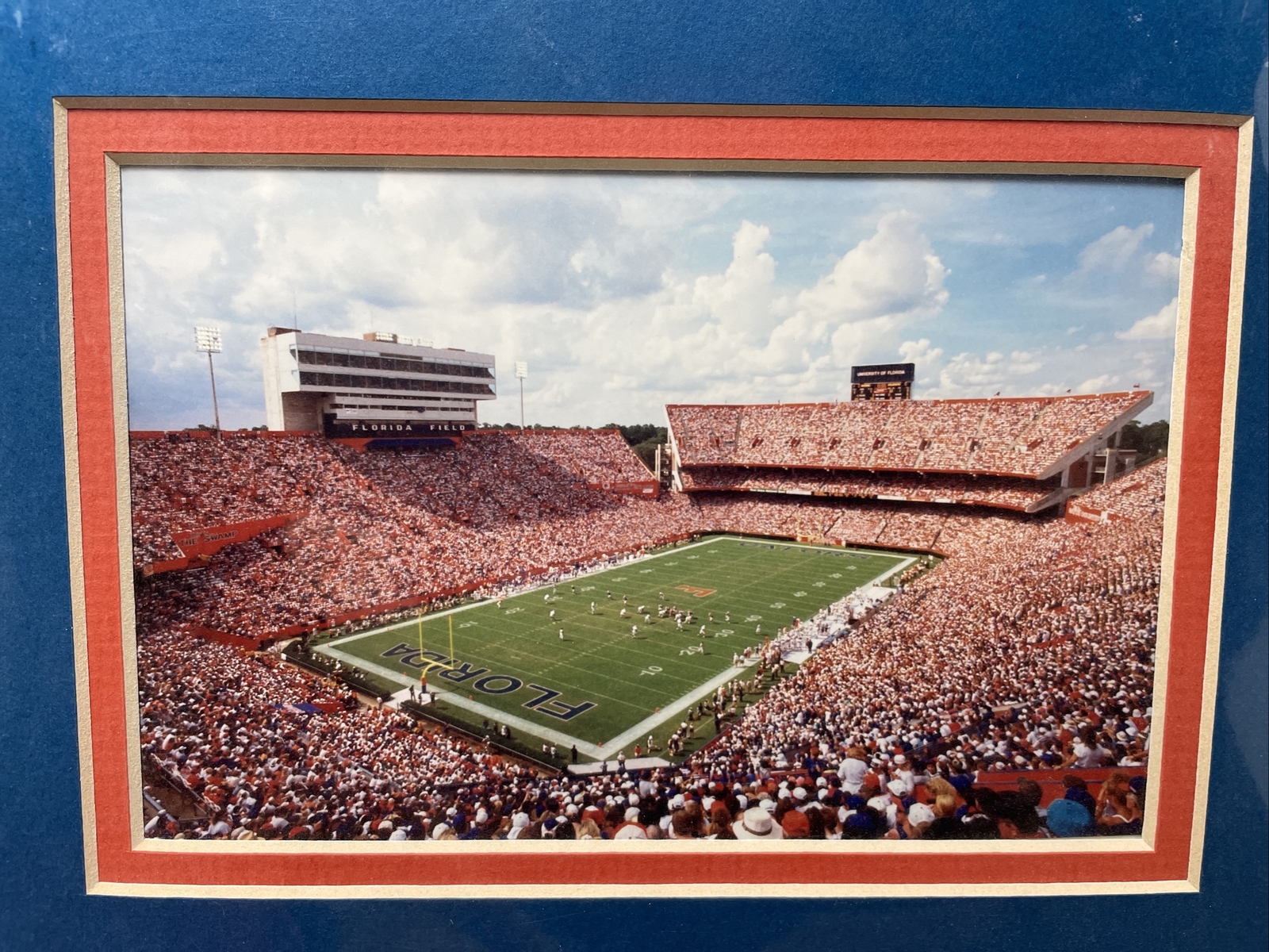 Steve Vaughn Signed 20X10 Photography Gator Country UF Florida Gators Football