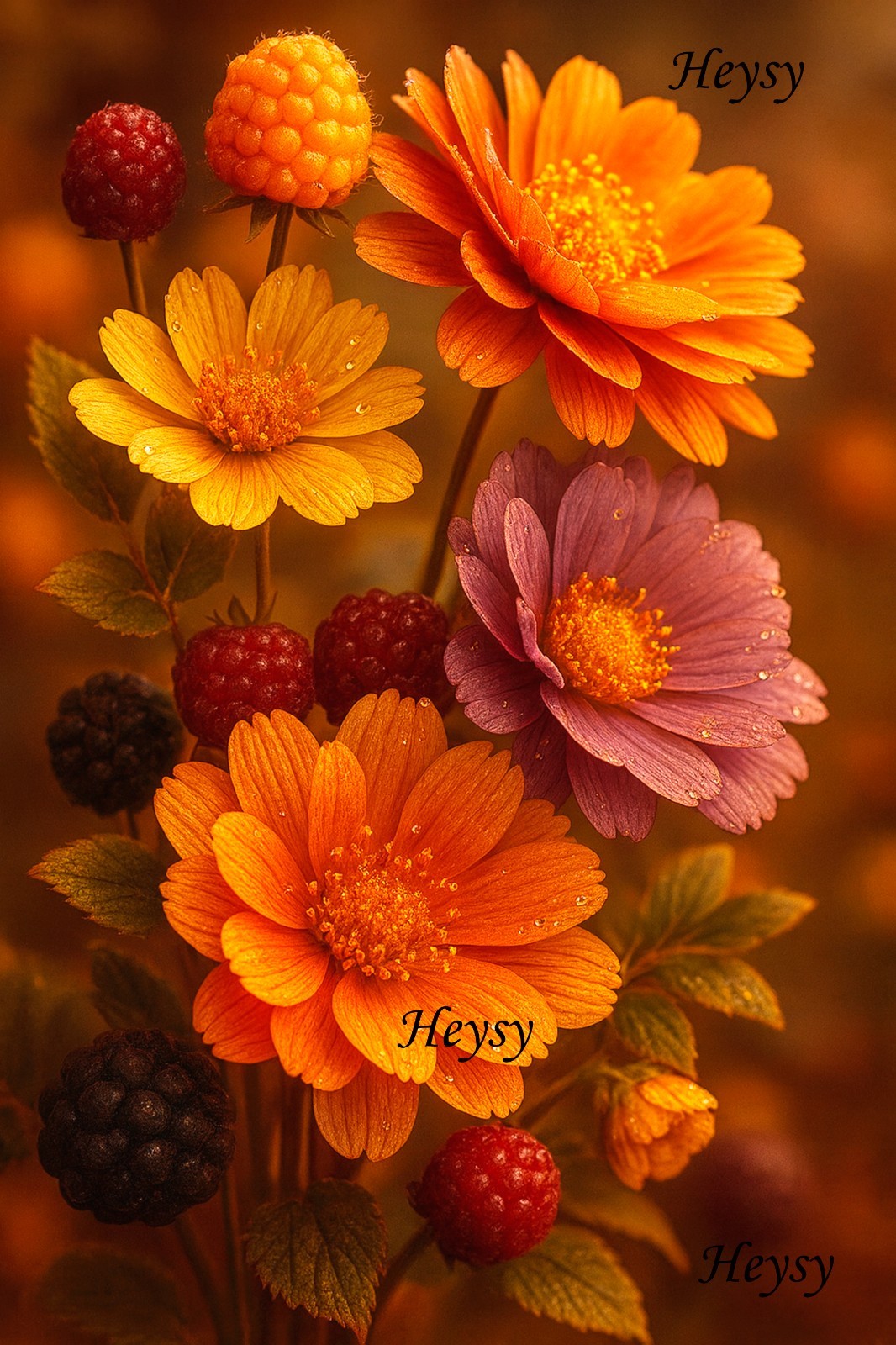 Woman Holding Colorful Bouquet – Printable Wall Art, Art Print File