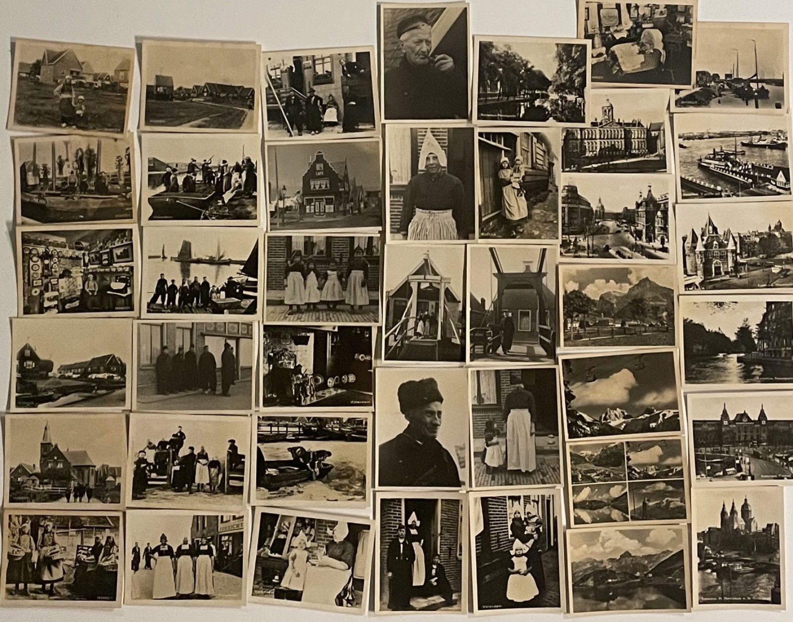 VINTAGE PHOTOS – Marken & Volendam Netherlands, Engelberg Kloster Switzerland