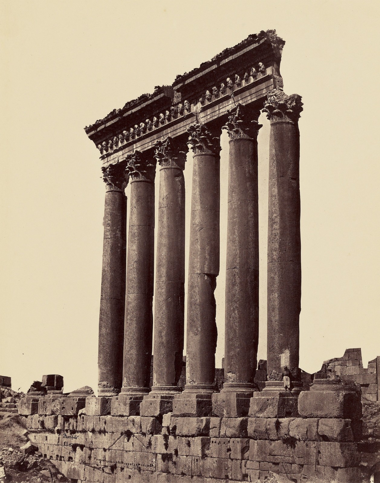 Temple of Jupiter in Baalbek, Lebanon 11″x14″ Photograph Print 11×14