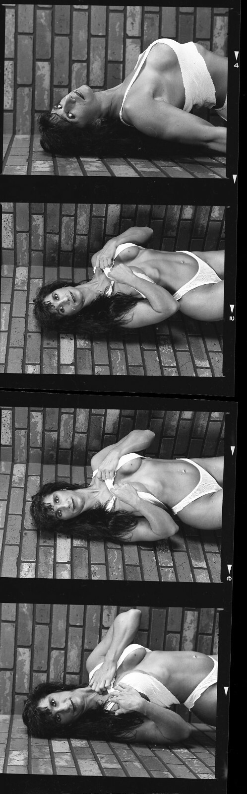 1 roll 15 negatives black & white medium format Kodak TMAX film sexy pin ups