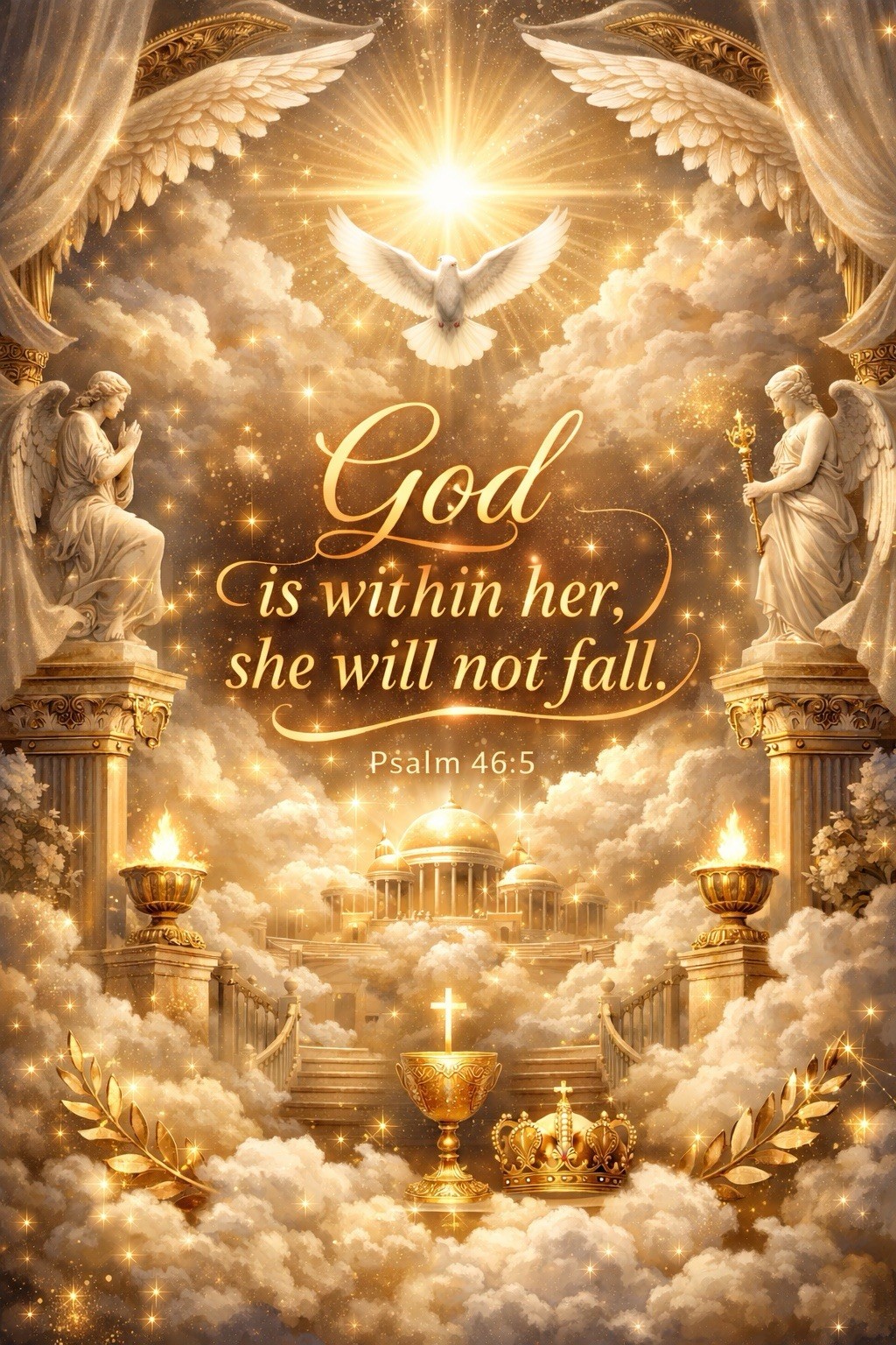 Digital Image Picture Photo Pic Wallpaper Background God Is With Her
