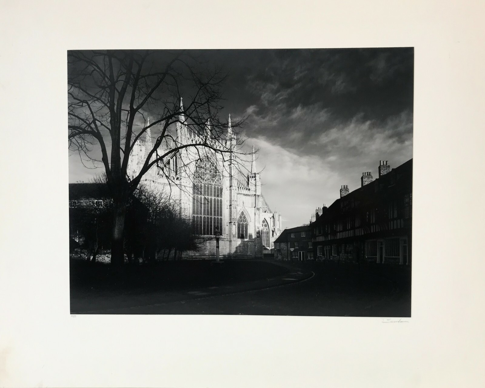 Bruce Barnbaum Silver Gelatin Photograph Sunrise York Minster 1981