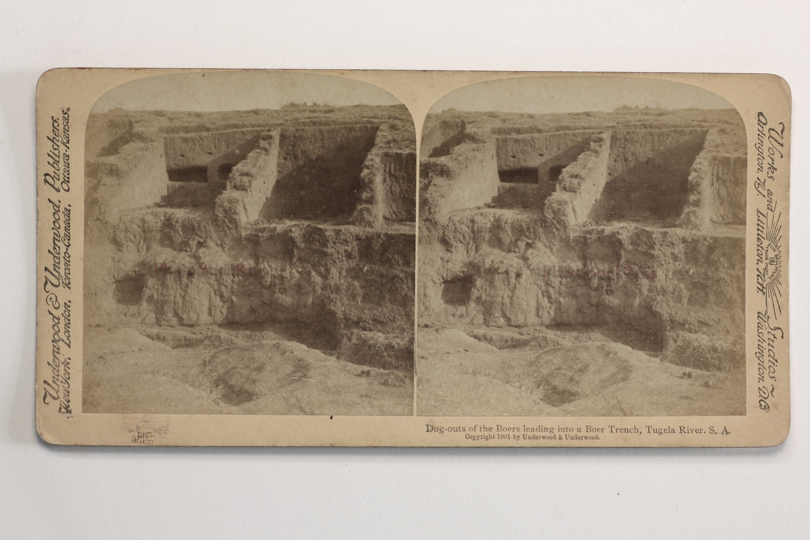 Guerre Des Boers (1899-1902) South Africa UK Photo 12 Stereo Vintage Album
