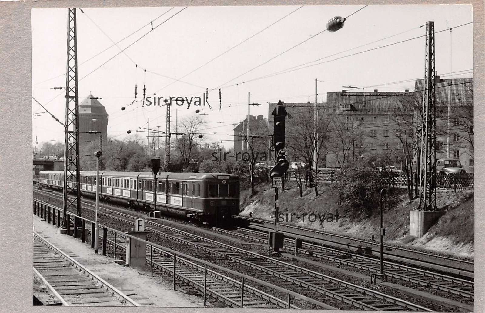 Hamburg 1970s – S-Bahn between Dammtor Sternschanze – Tram Photo 8x13cm