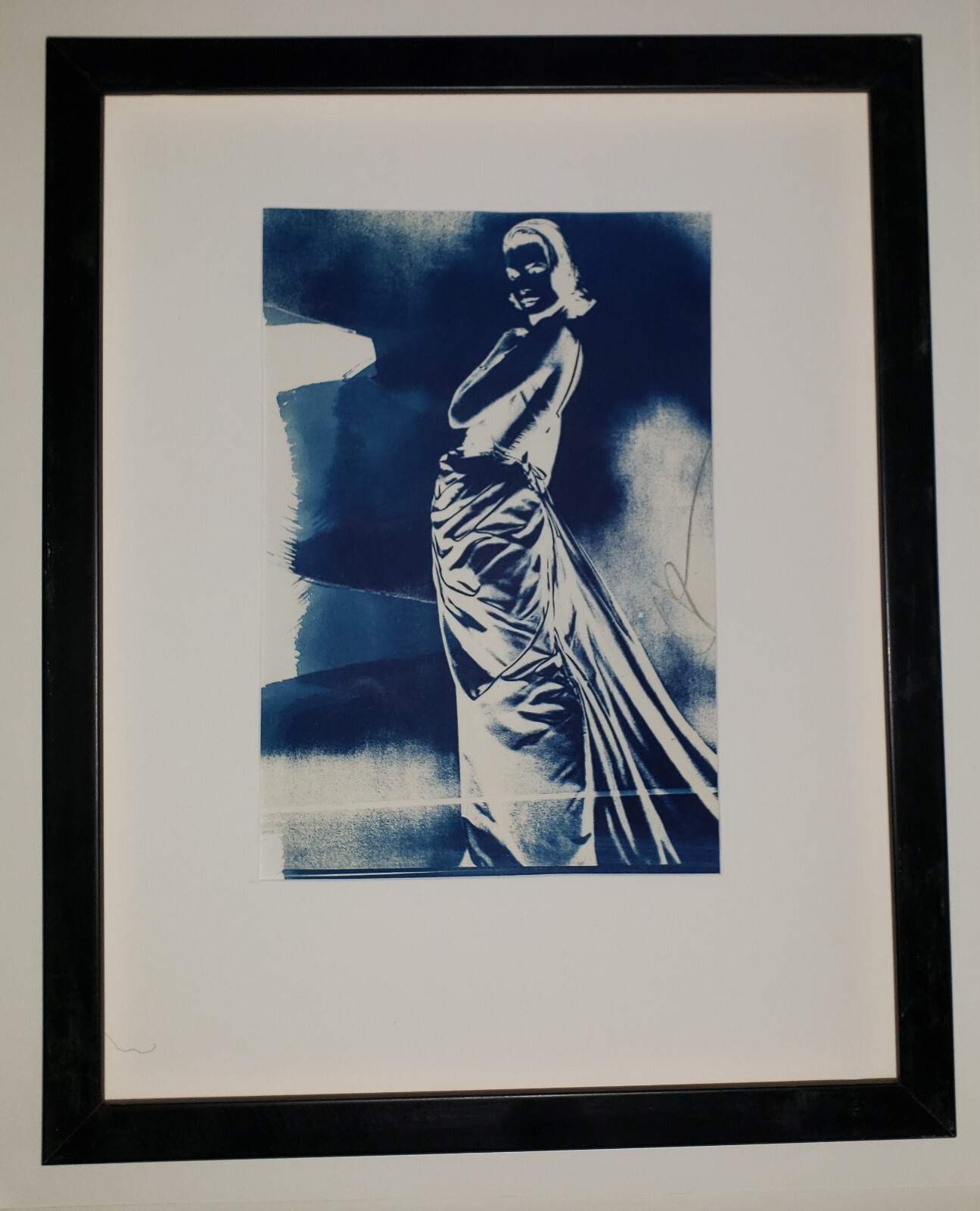 JEFFREY NELSON Original Hand SIGNED Cyanotype Photography “Grace Kelly”