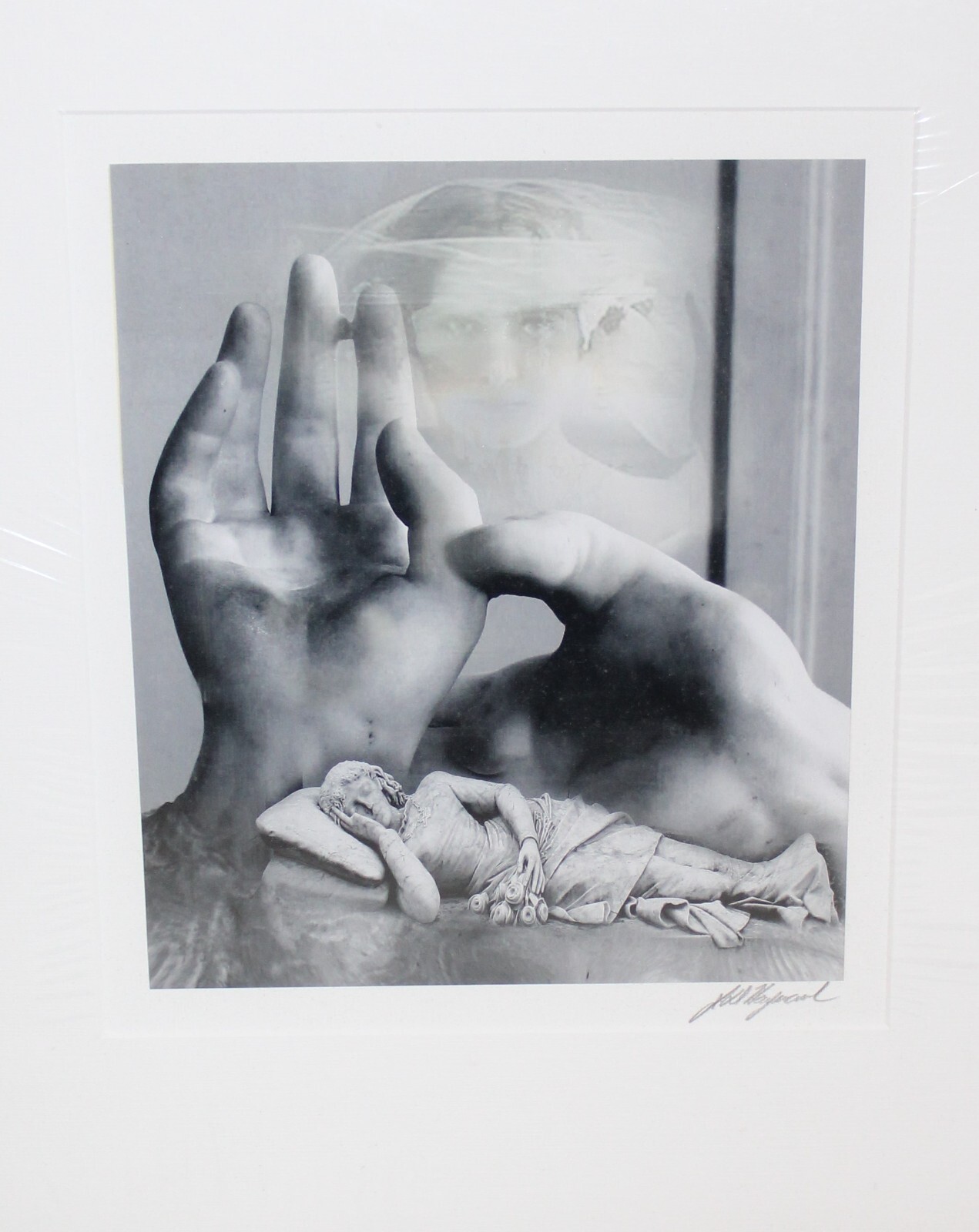 J. D. Hayward Photographer ~ Original Surrealist Black & White Signed Photo VGC