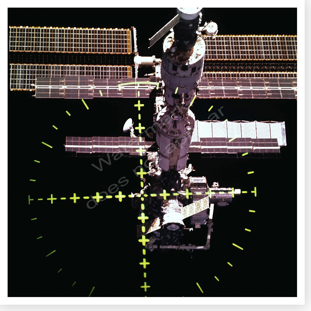 International Space Station Through Crew Optical Alignment System 10 x 10 Photo