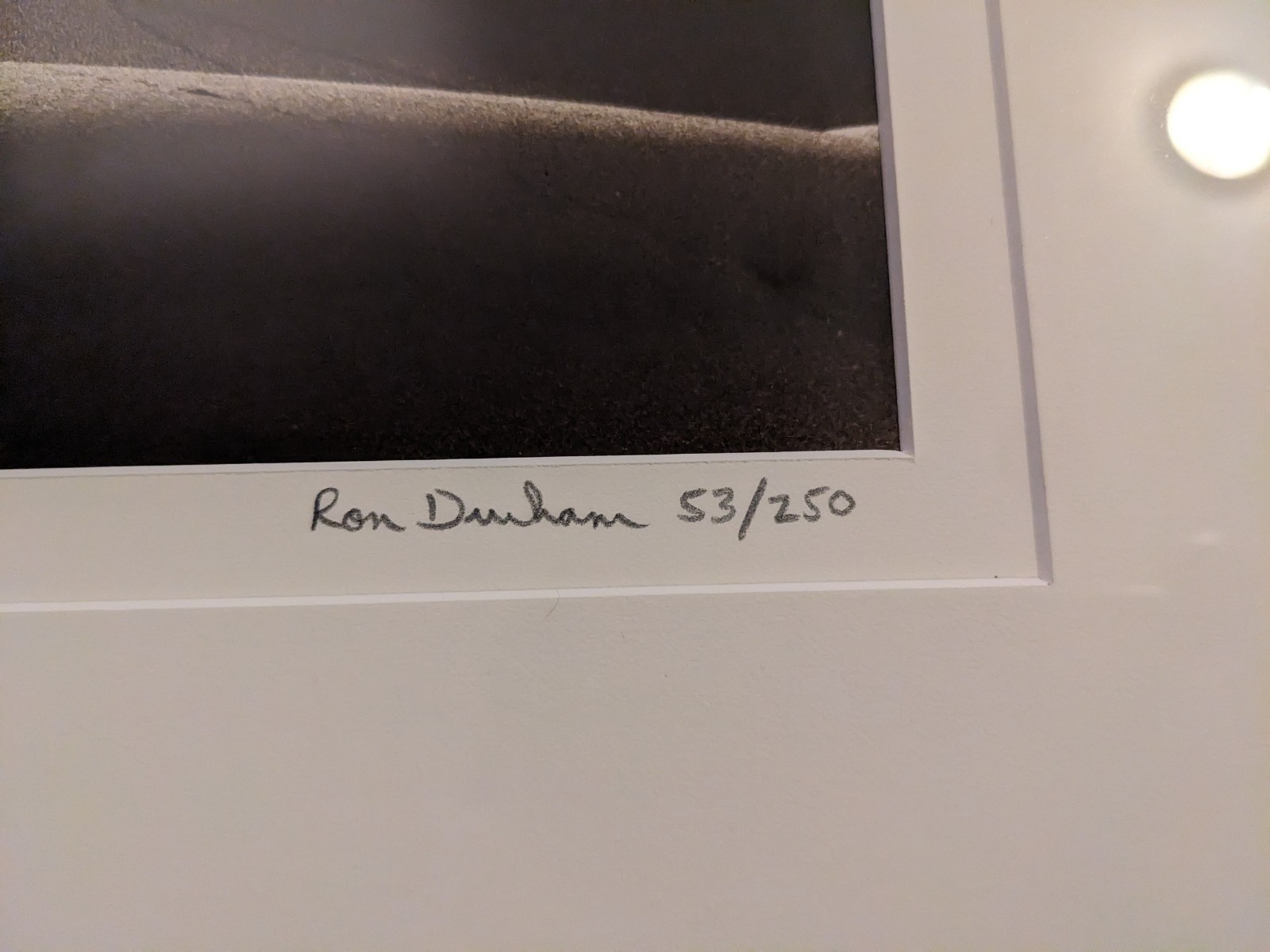 Ron Durham Art Photograph “Great Sand Dunes & New River Bridge” Signed Framed