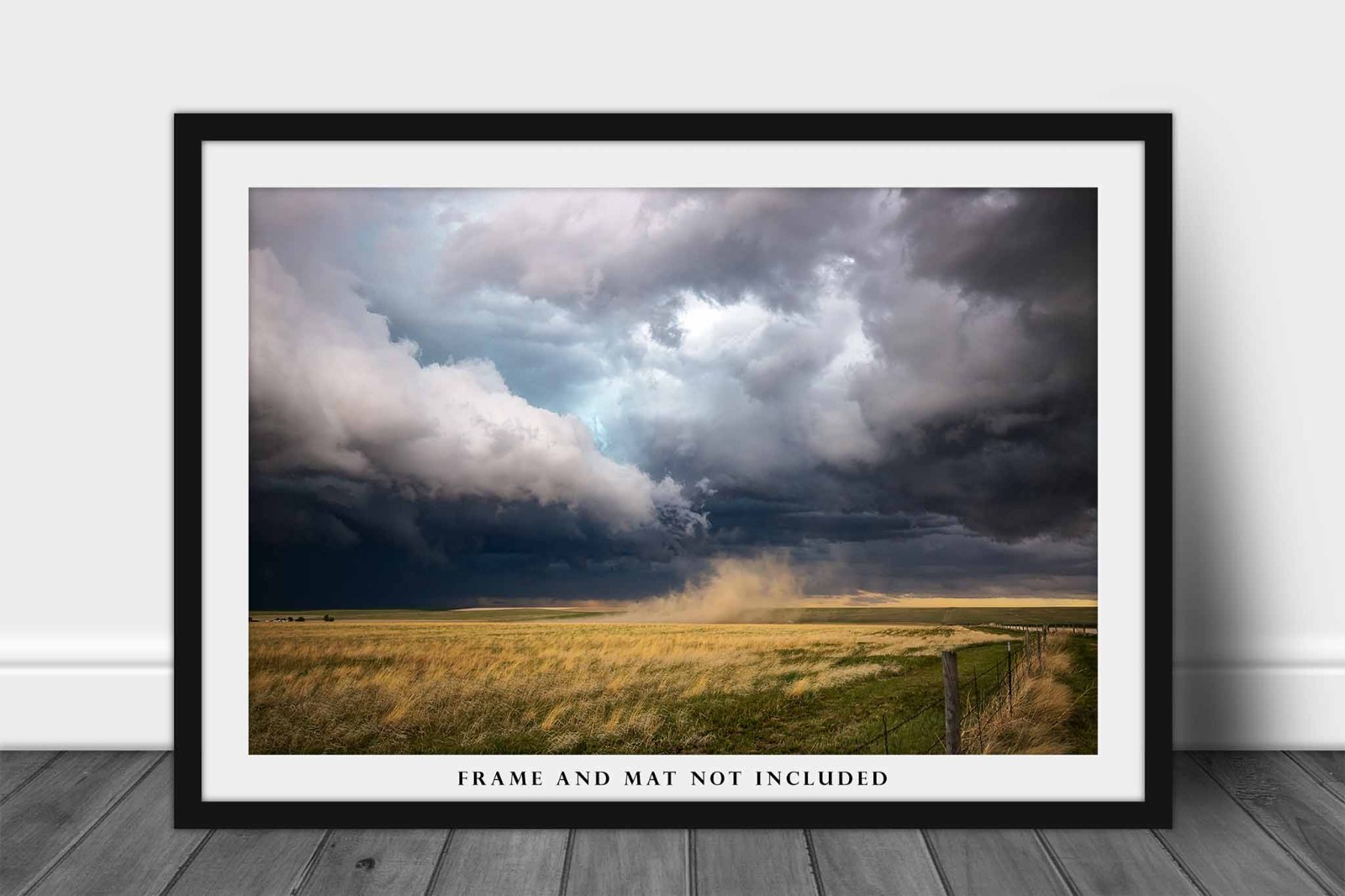 Weather Photography Print – Storm Pushing Up Dust in Colorado Thunderstorm Photo