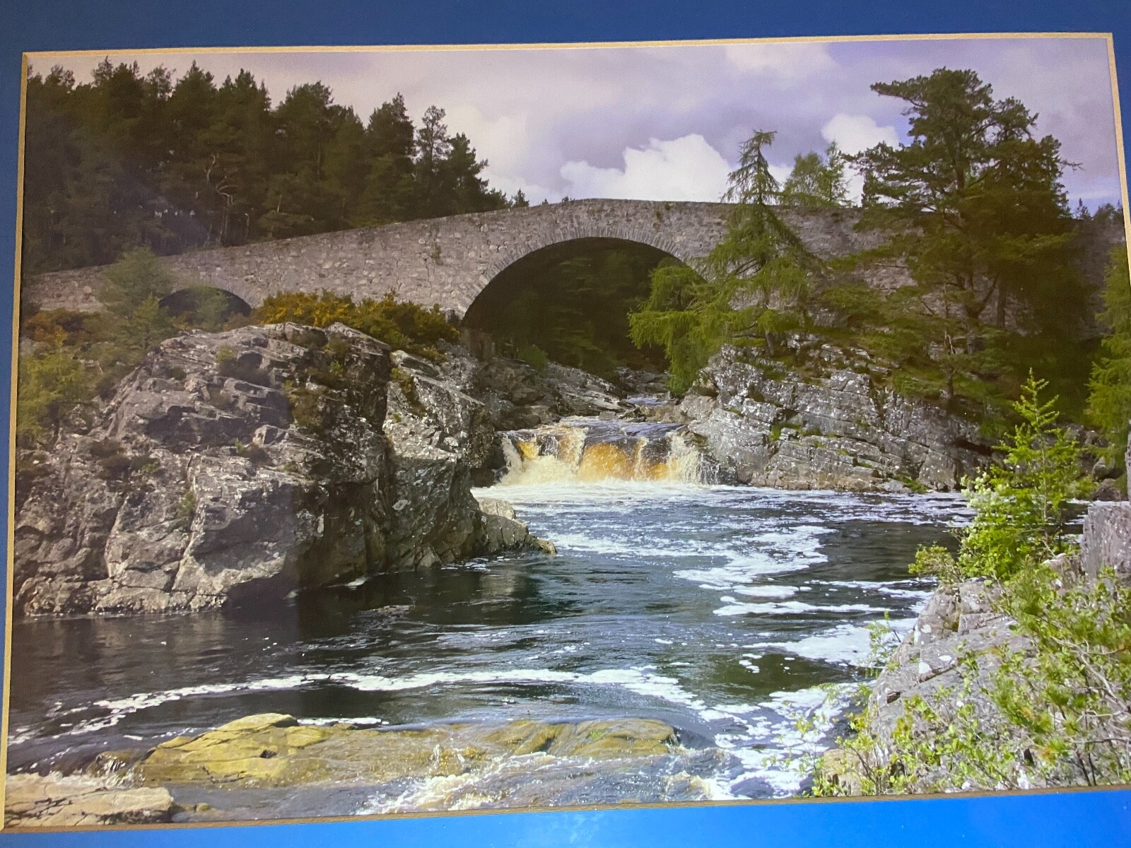 Handsome Framed Scotland Photography, Bridge At Little Garve, by Jim Marshall