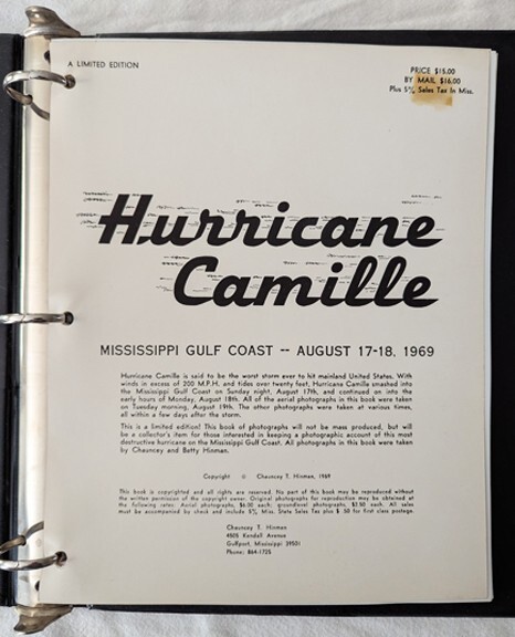 Hurricane Camille – Album of 49 photographs, 1969