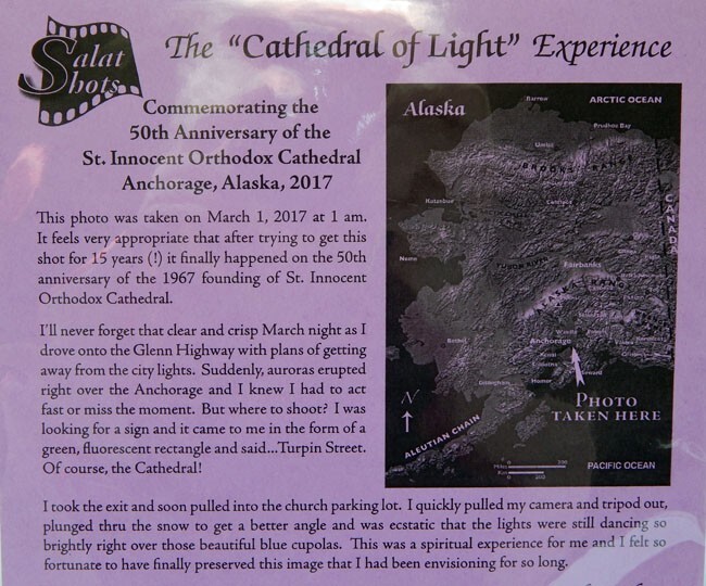 STUNNING SIGNED CATHEDRAL OF LIGHT NORTHERN LIGHTS PHOTO BY TODD SALAT-6.5 X 4.5