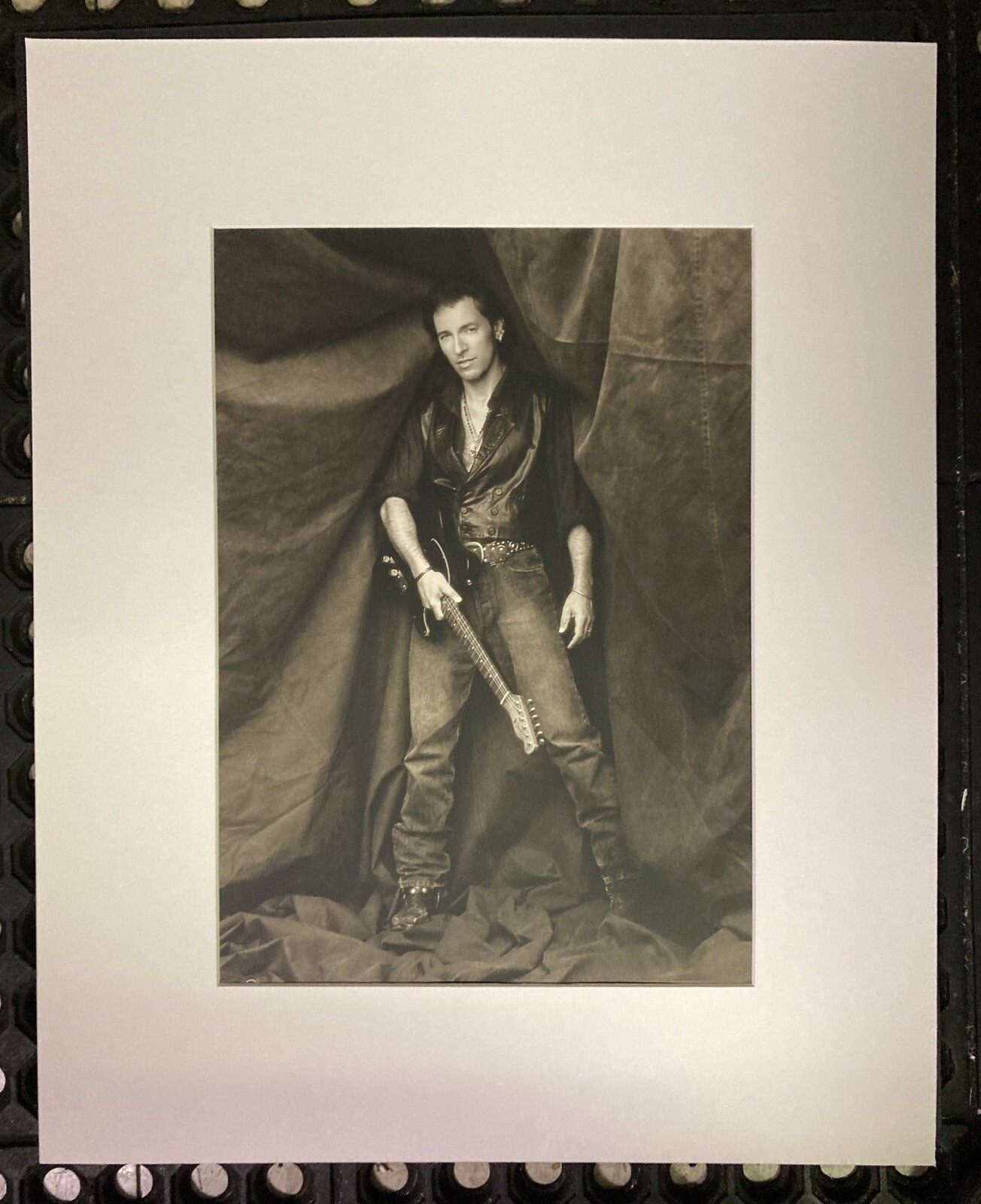 1992 Set Of TWO BRUCE SPRINGSTEEN Photogravure Herb Ritts matted