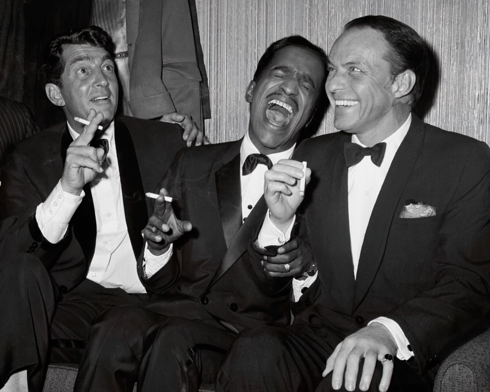 The Rat Pack – Martin, Davis, Sinatra c. 1960, reprint – multiple sizes: 1244