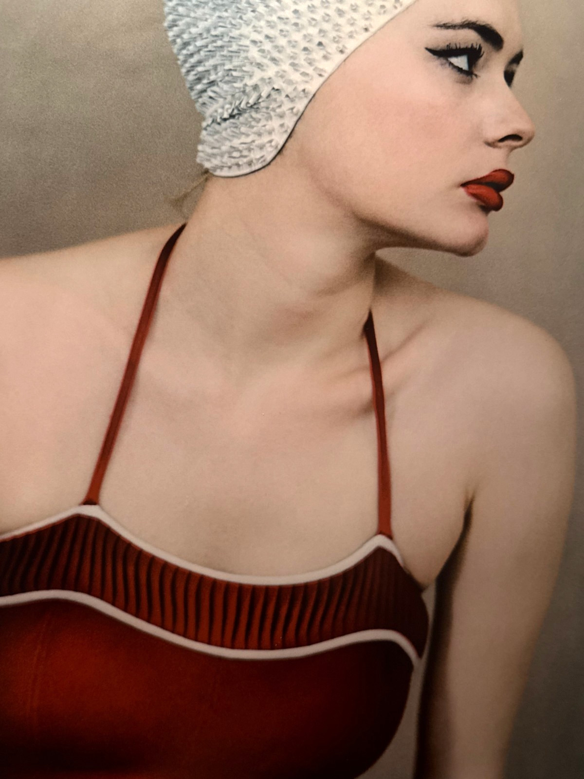 Billy & Hells – Original Gelatin Silver Photograph “Woman in Red Swimsuit”