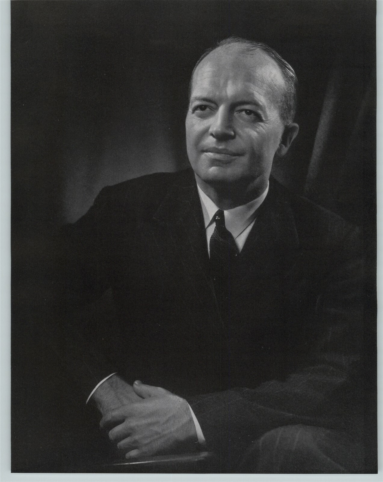 1946 Yousuf Karsh Original Harold Edward Stassen Portrait Photo Gravure