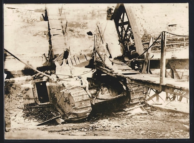 photograph 1st WW2, British Panzer Panzerkampfwagen with Identification F 22 in the Ka