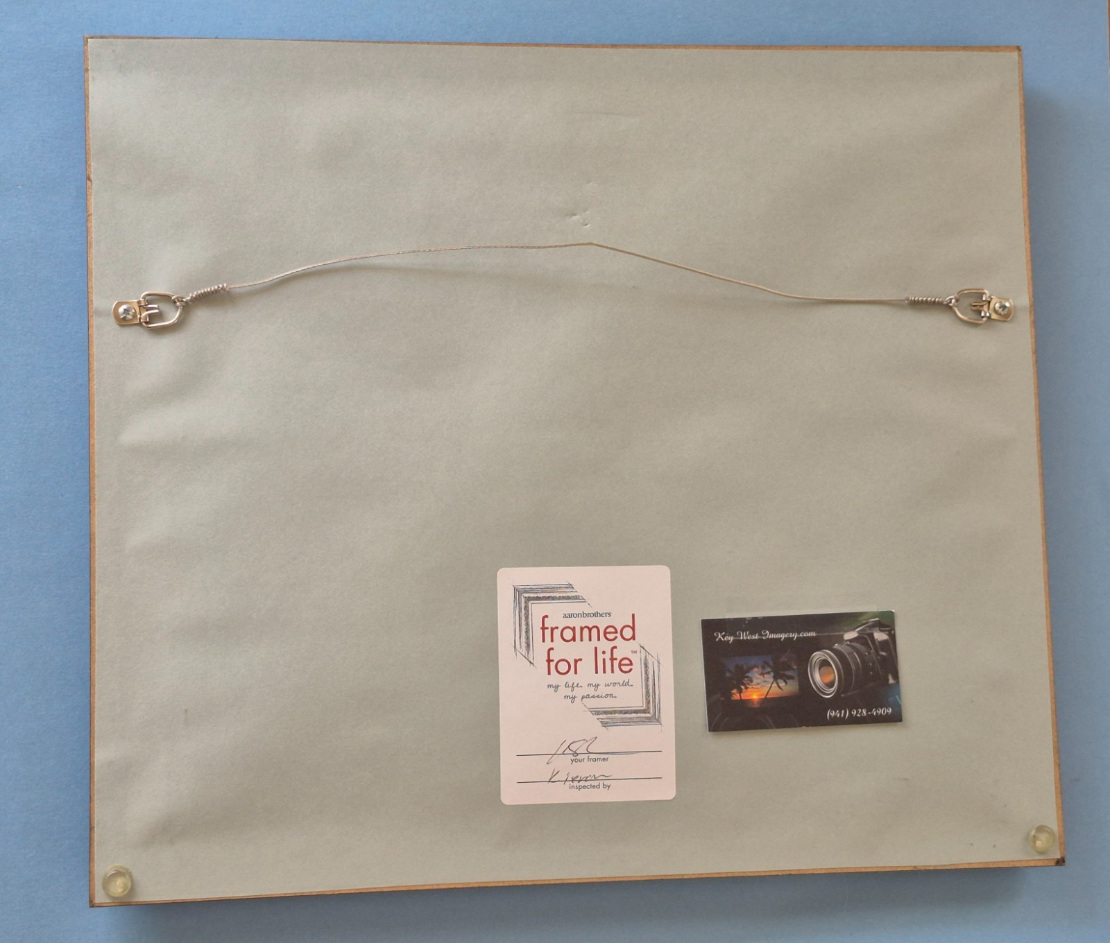 (2) Key West Aerial Photographs by Gary Sibley Framed Matted Signed 14.5″x16.5″