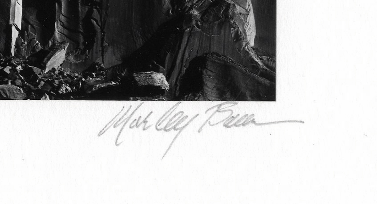 Morley BAER: South Wall, Monument Valley, 1976 / VINTAGE / SIGNED