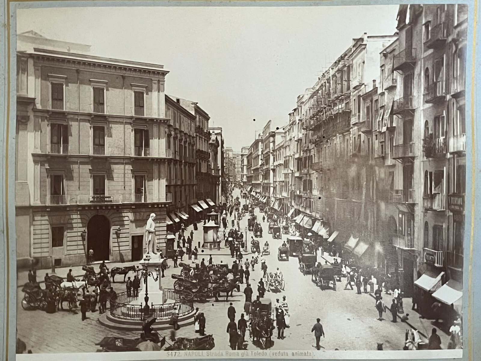 2 Album Photo by Giacomo Brogi circa 1870 Naples Napoli Italy 25x19cm (19+20)
