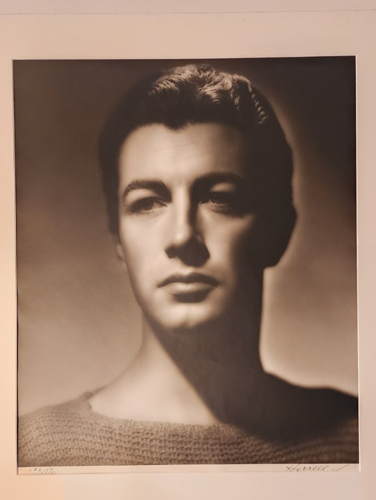 LARGE HURRELL SIGNED 16 X 20 ROBERT TAYLOR PORTRAIT HANDSOME HOLLYWOOD GLAMOUR