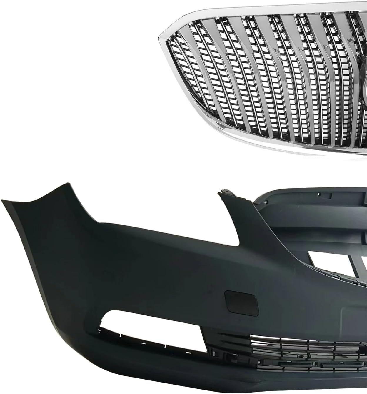 Complete Front Bumper Set Compatible with 2014 2015 2016 B-Uick Lacrosse