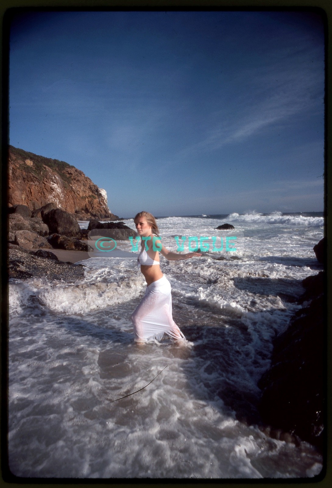 MARTHA SMITH Playboy Playmate 1976 Original OOAK Stan Malinowsky 35mm Slide B5