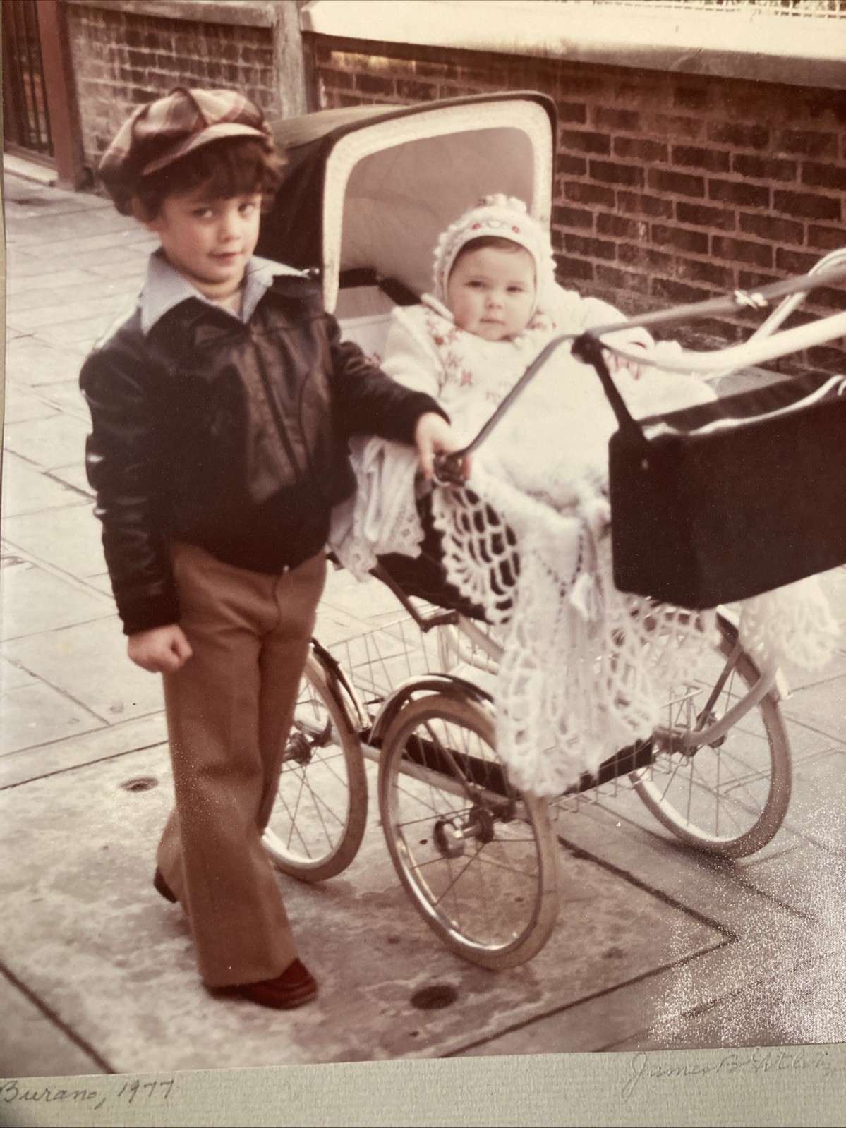 3 1970’s JAMES GITLITZ Original Photographs Children & Carriage – Gondola – Cafe