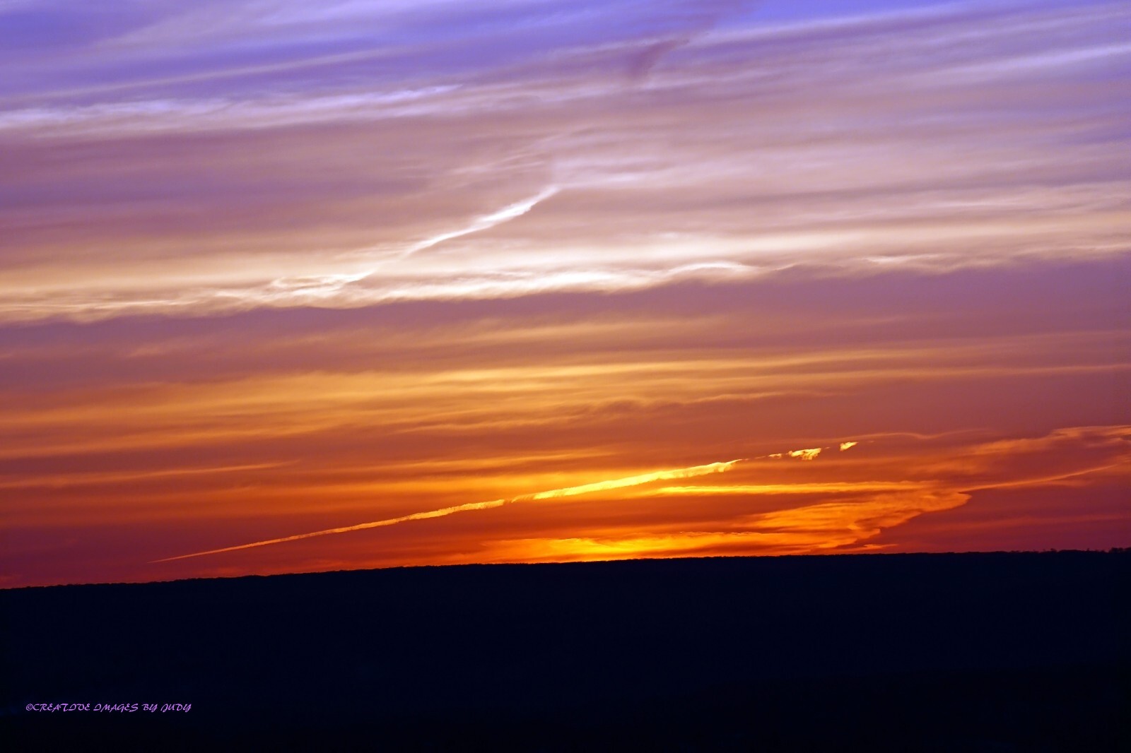 “Color Layers” Sunset Wall Art