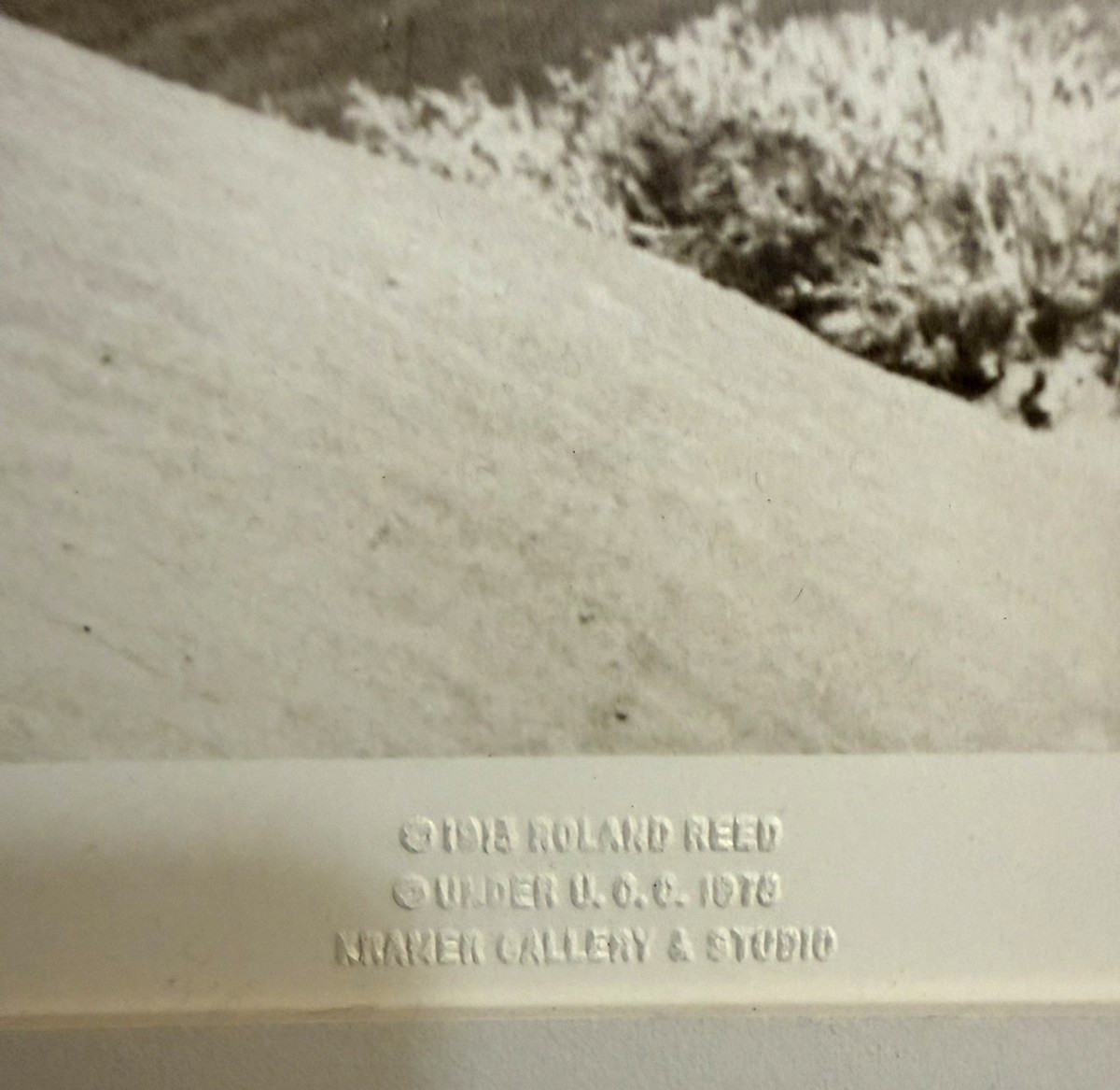 Roland Reed Photograph – Lmt Ed 112/350 – Glass Negative – 1913 – 18.25″ x 14.75