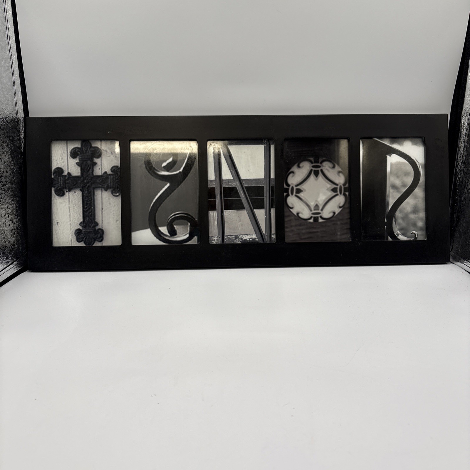 Musicians “TENOR” Creative Letter Art Architectural Black/White Photos Framed