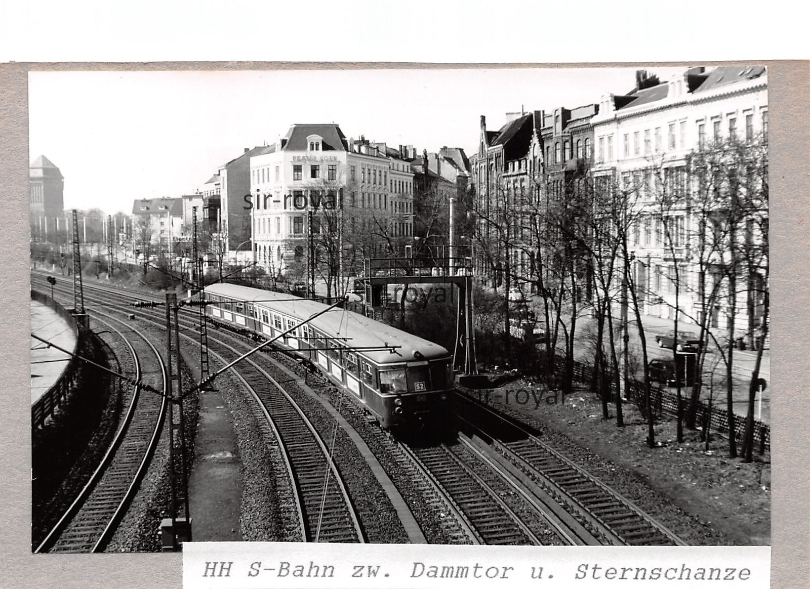 Hamburg 1970s – S-Bahn between Dammtor Sternschanze – Tram Photo 8x13cm