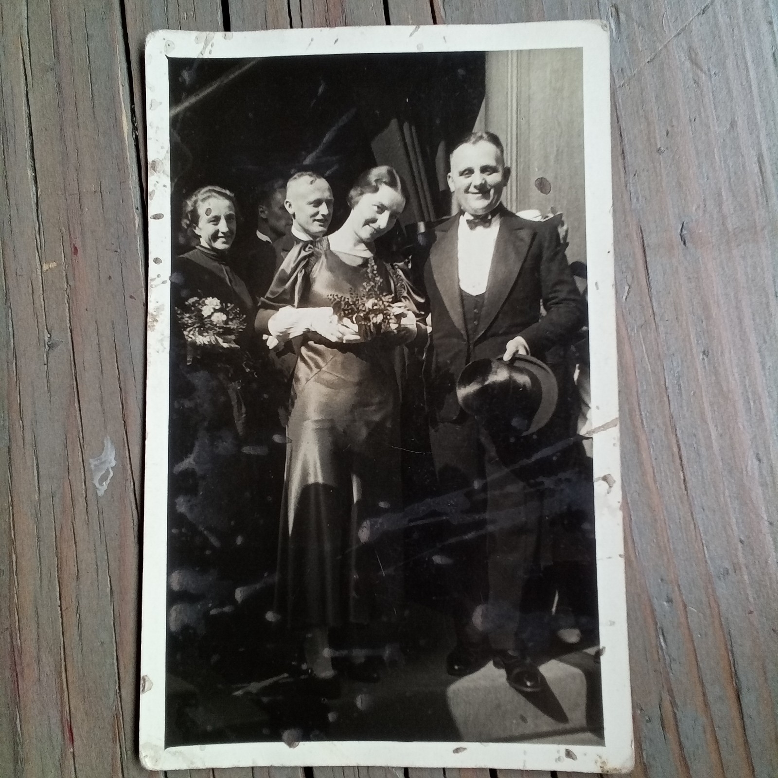 Vintage Original Photo Wedding Wedding 1920s