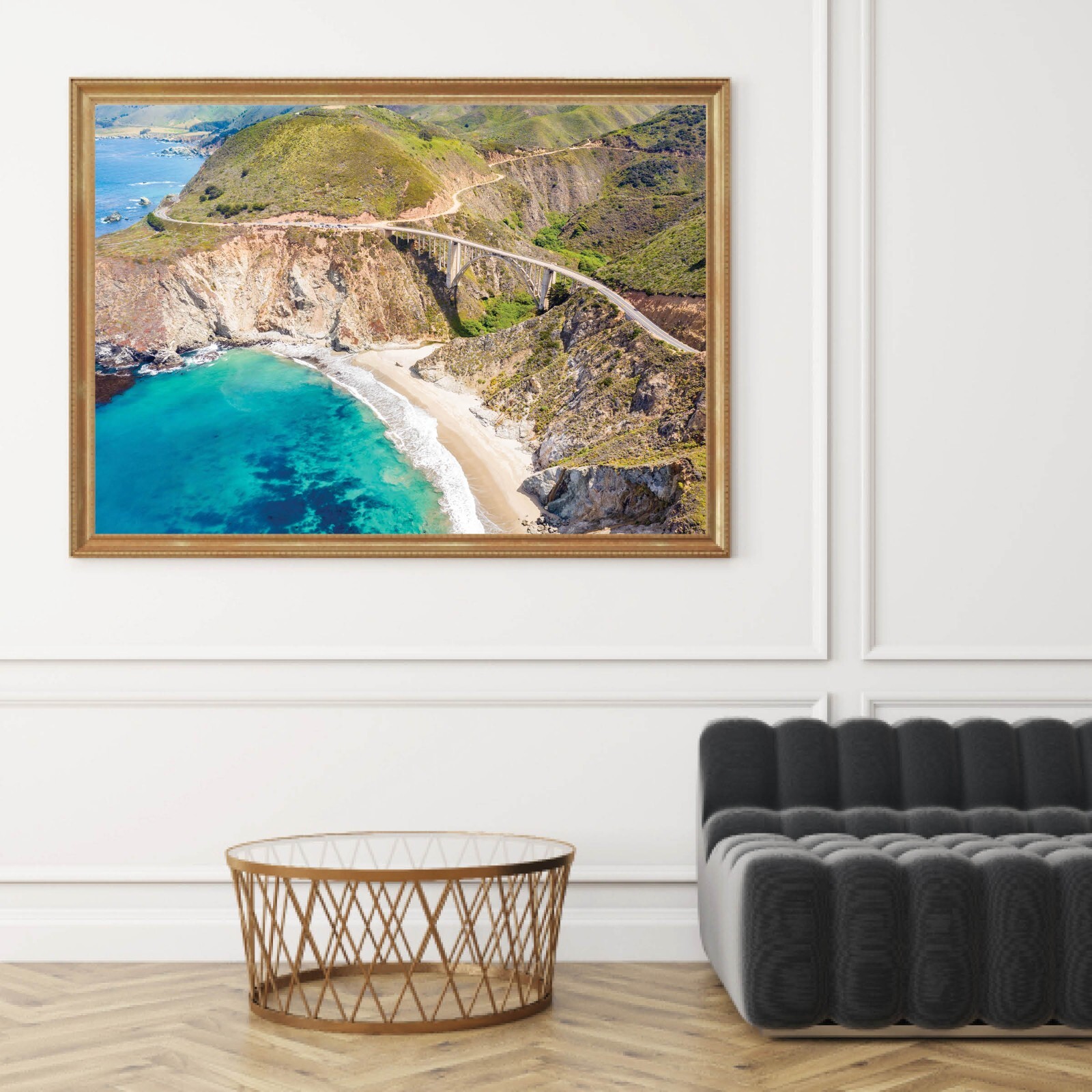 Big Sur Wall Art Print, Bixby Bridge Photography, Highway 1 California, Hwy One