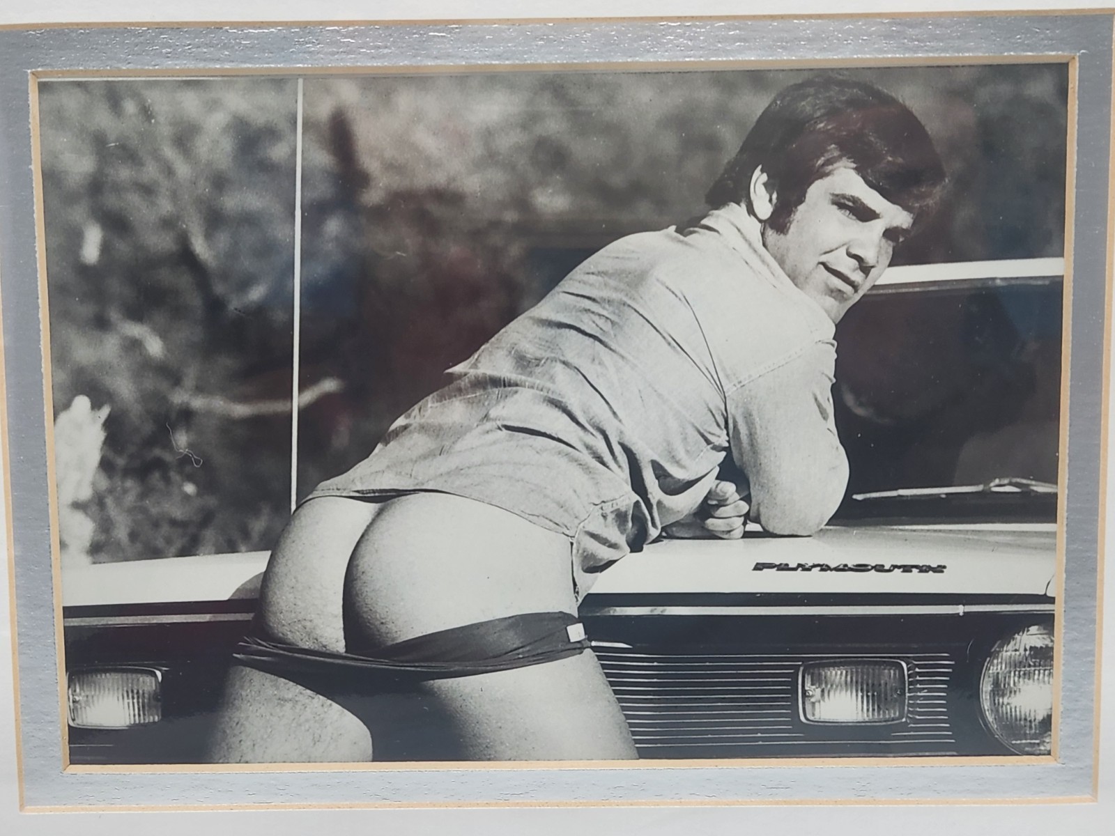 Vintage Nude Male Art Photo 5 X 7 COLT Studios Framed Matted Wall Or…