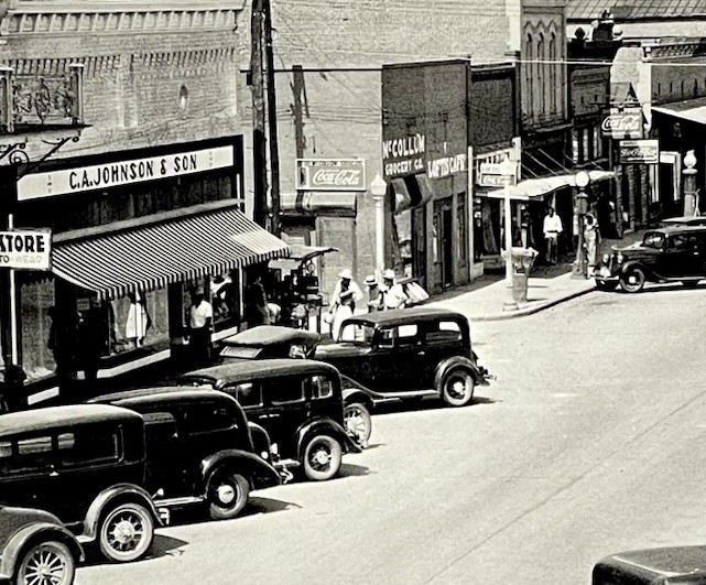 Walker Evans Art Photo Print Card Main Street Greensboro Alabama 1936 4.25”x6”