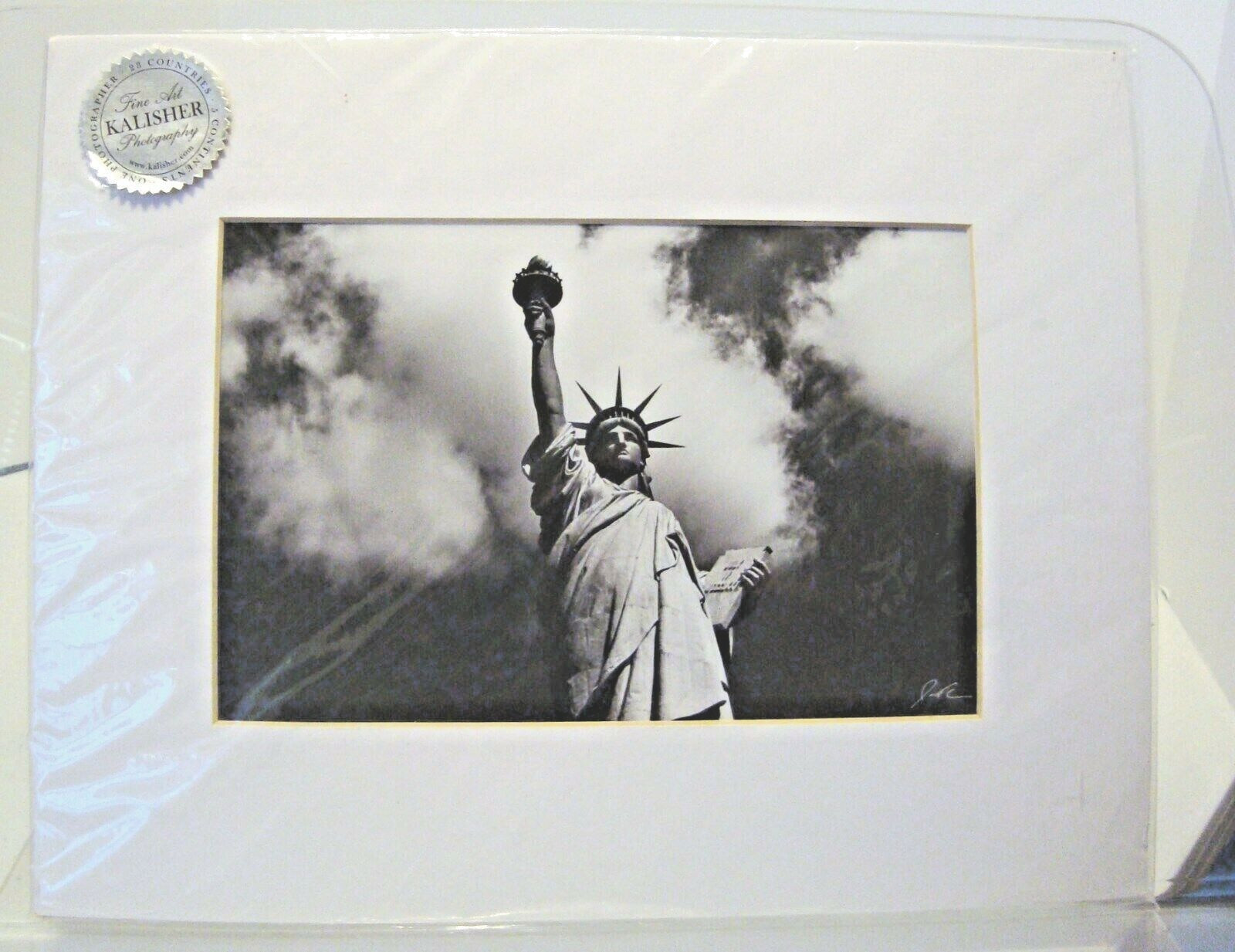 “The Statue of Liberty” Series #2804 NY. 2005 Signed 9″ Photo Jesse Kalisher NEW