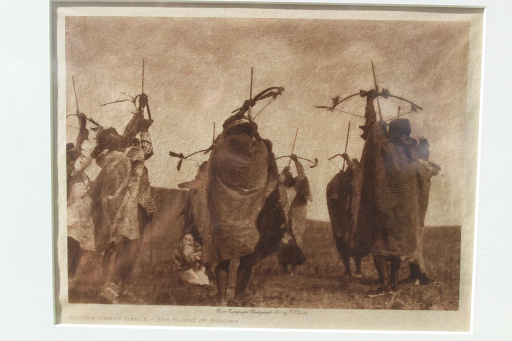 ATSINA CRAZY DANCE – THE FLIGHT OF ARROWS – By Curtis, Edward S Print – SALE !!